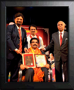 Conferred the prestigious award for contribution and service in the field of Industry & Social Service..