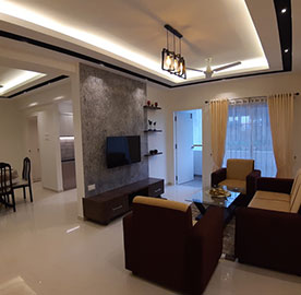 Warm and inviting living space with contemporary decor and natural lighting..