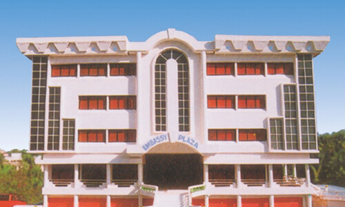 Inland Embassy is located at Pumpwell, Mangalore.