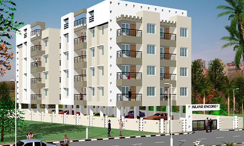 Inland Encore is located at Kadrikambla, Mangalore.