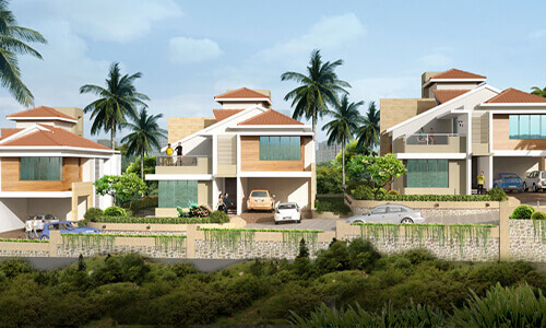 Inland Windsors Villas is located along Airport Road, Mangalore.