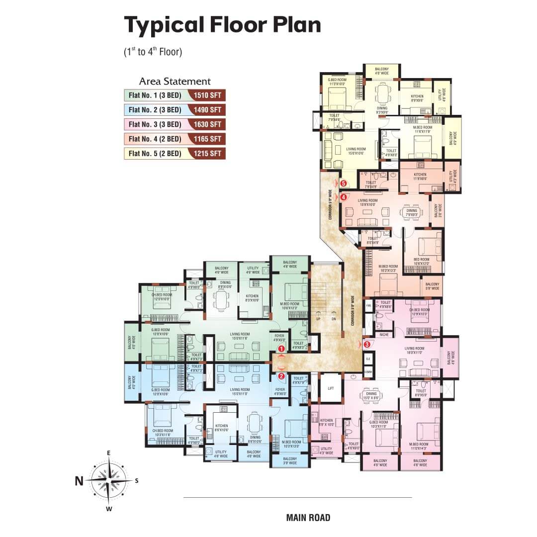 Inland Elora has an elegant floor plan.