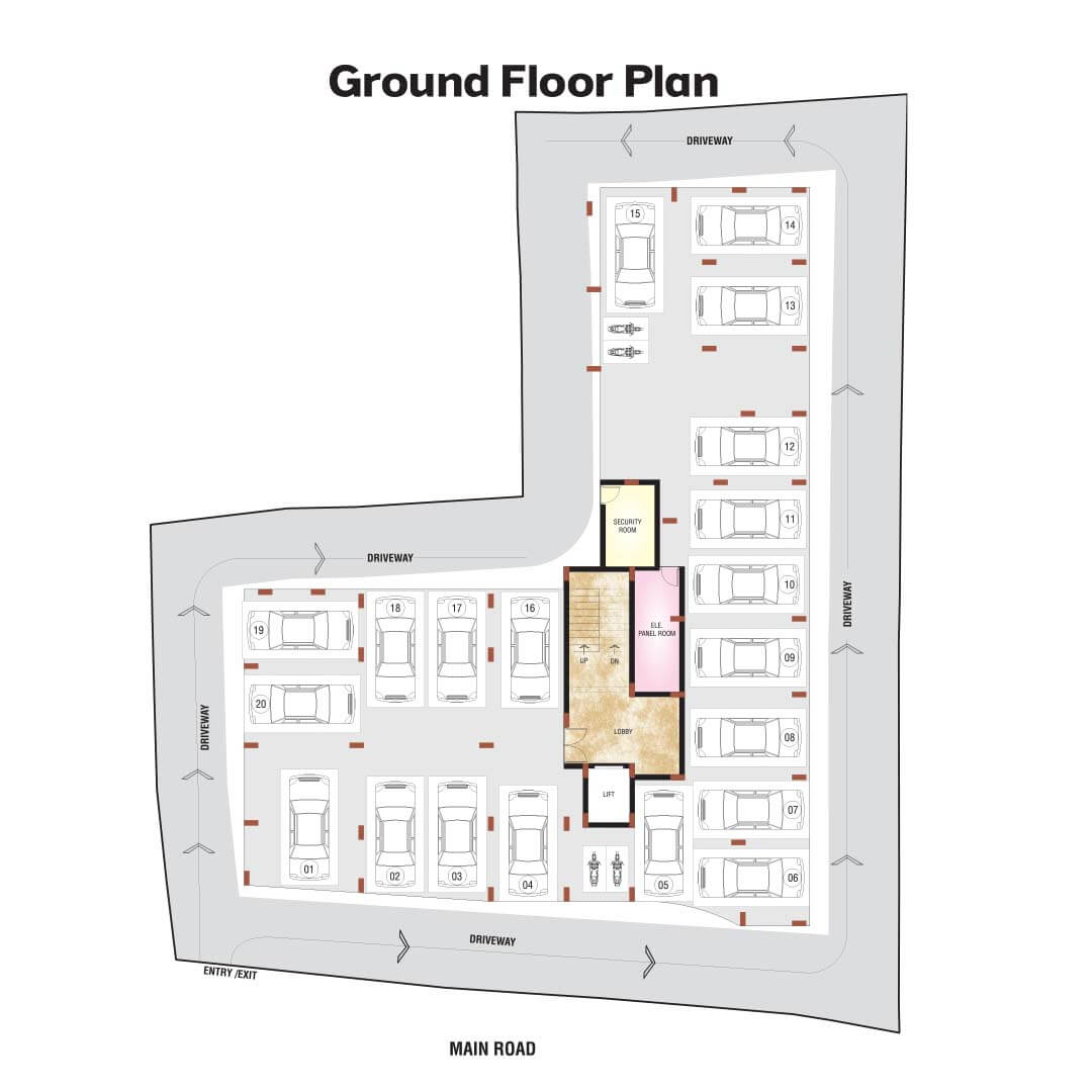 Inland Elora have excellent ground floor plans with apartments for sale in Matadakani Road.