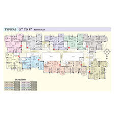 Inland Impala 2nd and 8th floor plan.