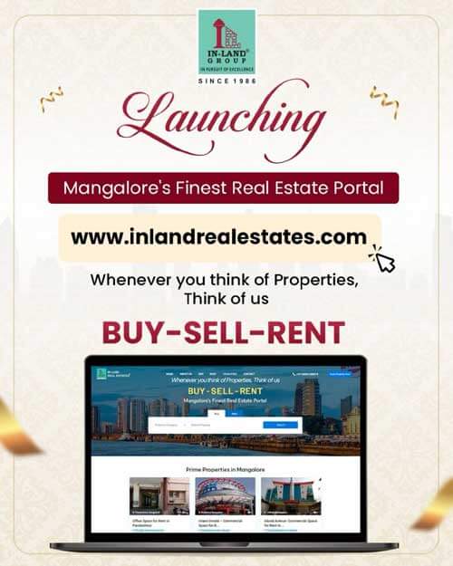 Article by Daijiworld for the website launch of www.inlandrealestates.com.